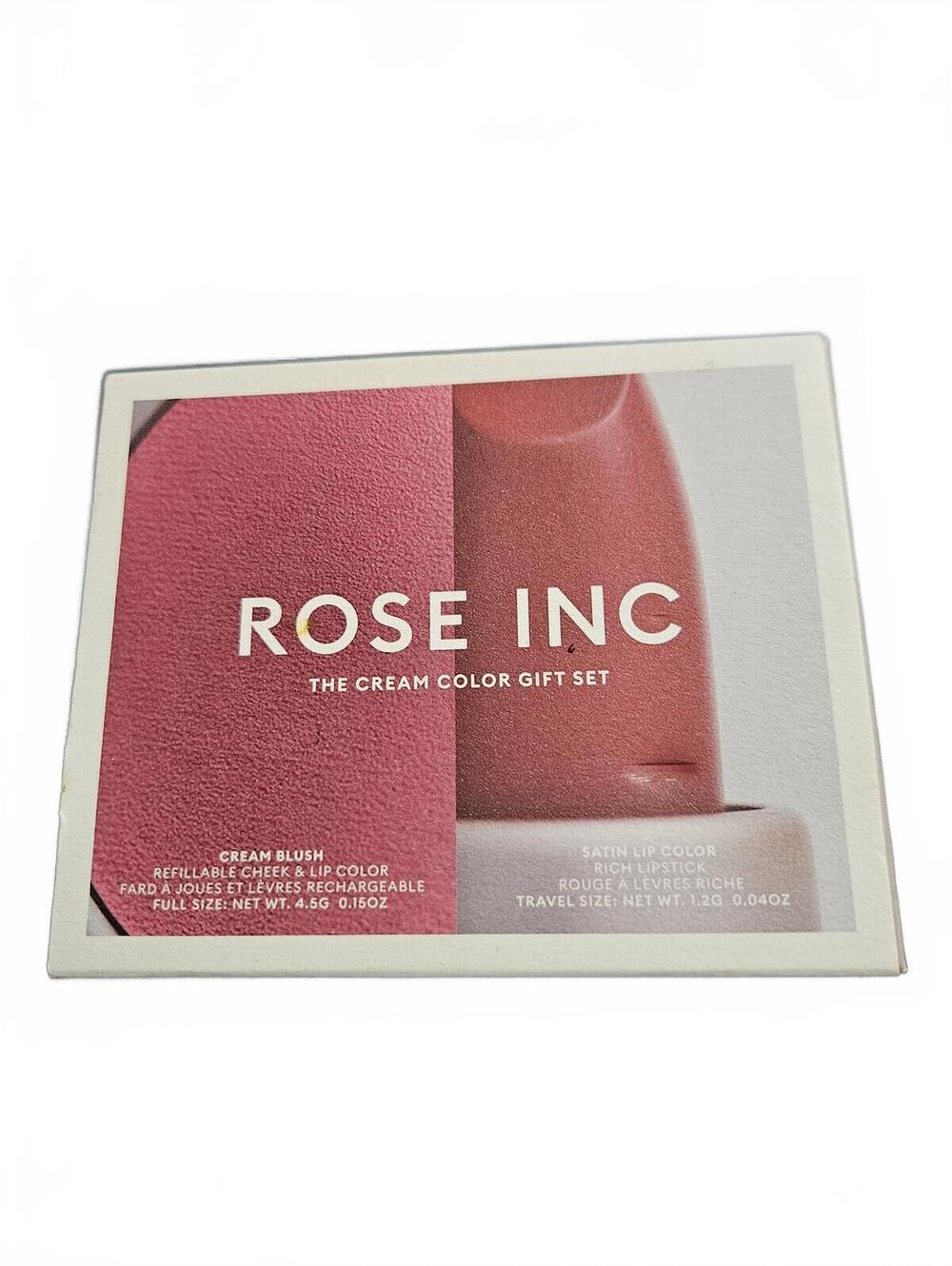 ROSE INC The Cream Color Gift Set - Blush and Lipstick